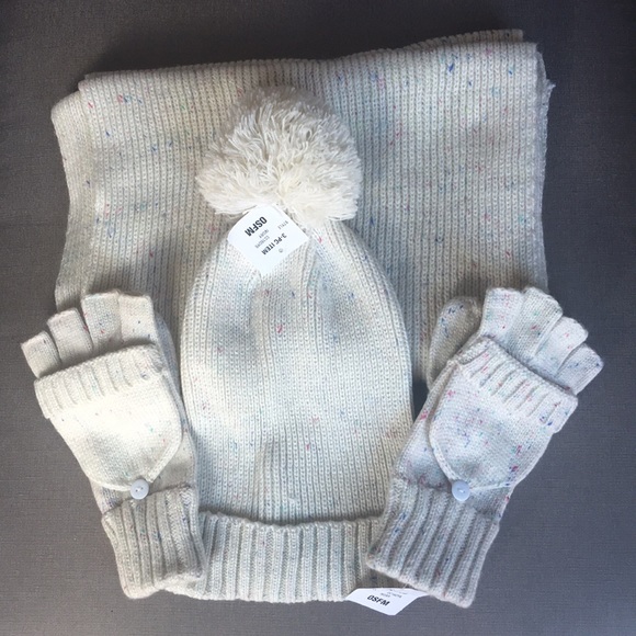 Charter Club Donegal Scarf Glove Beanie Hat Set - Picture 2 of 6